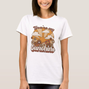 Retro Groovy Du bist mein Sonnenschein T-Shirt