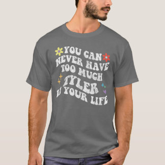 Retro Groovy Du kannst niemals zu vielyler in dein T-Shirt