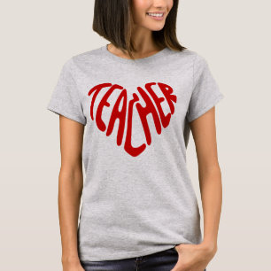 Retro Groovy editierbare Farb-Lehrer-Typografie T-Shirt