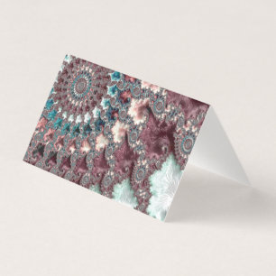 Retro Groovy Eklektischer Bohemian Spiral Fraktal