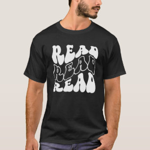 Retro Groovy Es ist ein guter Tag, ein Buch zu les T-Shirt