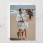 Retro-Groovy farbenfrohe Hochzeit Einladung (Rückseite)