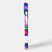 Retro Groovy Floral Personalisiert Case-Mate iPhone Hülle (Rückseite / Links)