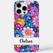 Retro Groovy Floral Personalisiert