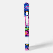 Retro Groovy Floral Personalized Case-Mate iPhone Hülle (Rückseite / Links)