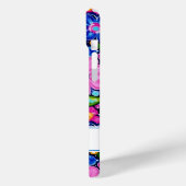 Retro Groovy Floral Personalized Case-Mate iPhone Hülle (Rückseite / Links)