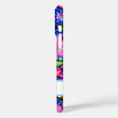 Retro Groovy Floral Personalized Case-Mate iPhone Hülle (Rückseite / Links)