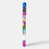 Retro Groovy Floral Personalized Case-Mate iPhone Hülle (Rückseite / Rechts)