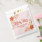 Retro Groovy Floral Vielen Dank Geschenktütchen (Versiegelt)