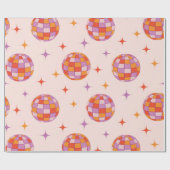 Retro Groovy Frische Pasta machen Geschenkpapier (Flach)