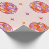 Retro Groovy Frische Pasta machen Geschenkpapier (Ecke)