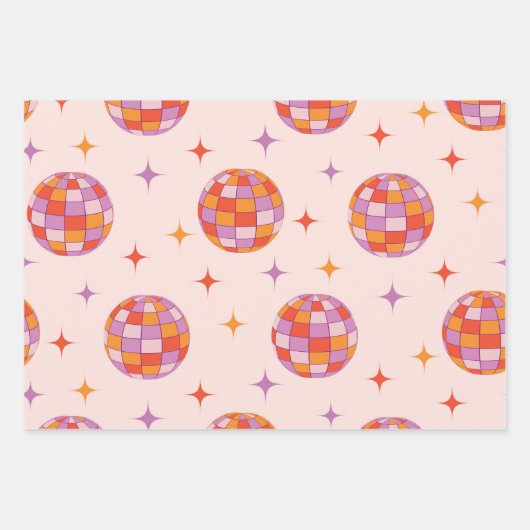 Retro Groovy Frische Pasta machen Geschenkpapier Set (Vorderseite 2)