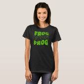 Retro Groovy Frog Animals 1 T-Shirt (Vorne ganz)