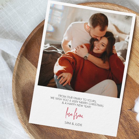 Retro Groovy Frohe Weihnachten Farbiges Foto