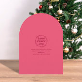 Retro Groovy Frohe Weihnachts Foto Weihnachtskarte Einladung