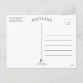 Retro Groovy Frohe Weihnachtsfeier Foto Feiertagspostkarte (Rückseite)