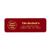 Retro Groovy Frohe Weihnachtsferien (Vorne)