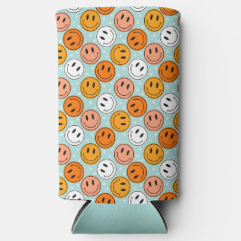 Retro groovy funny smile emoji Cooler Selters Dosenkühler