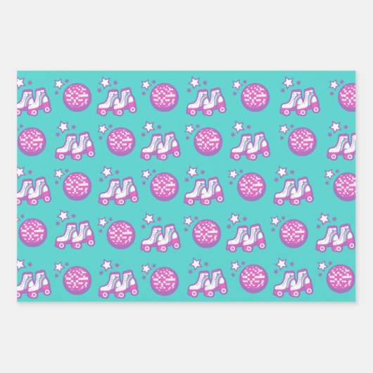 Retro Groovy Geschenkpapier Set (Vorderseite 3)