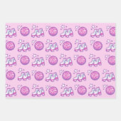 Retro Groovy Geschenkpapier Set (Vorderseite)