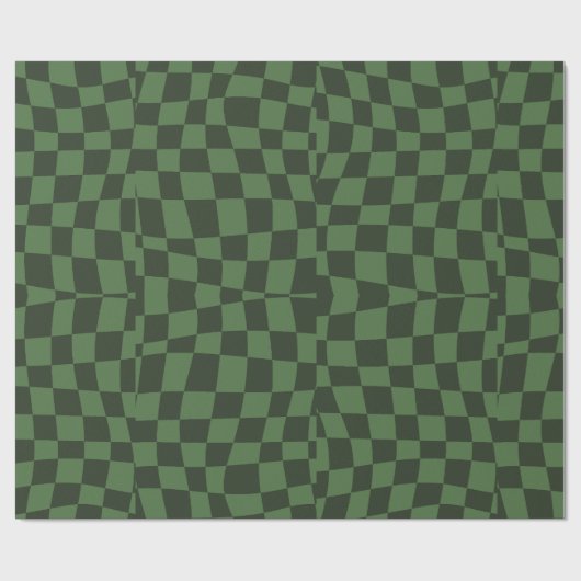 Retro-Groovy, gewellt Geschenkpapier (Flach)