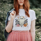 Retro Groovy Ghost Halloween Hemd für Frauen T-Shirt