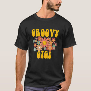 Retro Groovy Gigi Matching Family 1. Geburtstag Pa T-Shirt