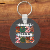 Retro Groovy Good Schlüsselanhänger (Vorderseite)