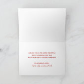 Retro Groovy Gradient Schriftzug Frohe Weihnachten (Innenseite)