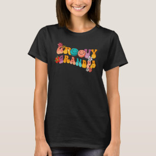 Retro Groovy Grandpa 60er 70er Hippie Match T-Shirt