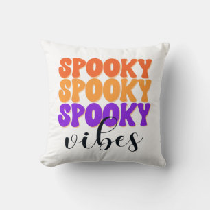 Retro Groovy Gruselige Stimmung Vintage Halloween Kissen