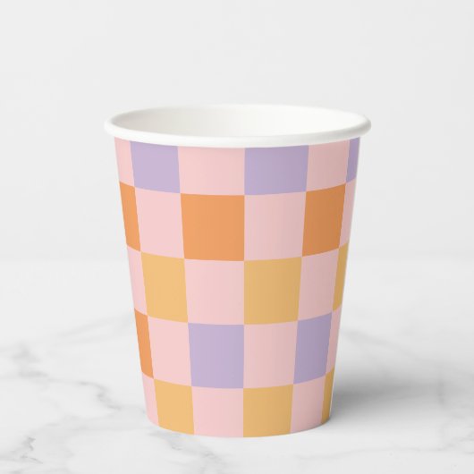 Retro Groovy Halloween erster Geburtstag Pappbecher (Rückseite)