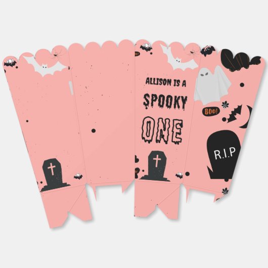 Retro Groovy Halloween leckte einen ersten Geburts Geschenkschachtel (Ungeklappt)