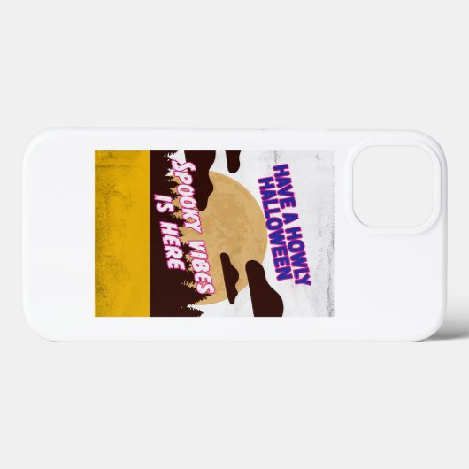 Retro Groovy Halloween Spooky Vibes Case-Mate iPhone Hülle (Rückseite (Horizontal))