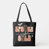 Retro Groovy Halloween Spooky Vibes Tasche (Rückseite)