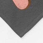 Retro Groovy Heart Throb Valentines Day Toddlers B Fleecedecke (Ecke)