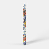 Retro Groovy Hippie Blume Herz Samsung Galaxy Hülle (Rechte Seite)