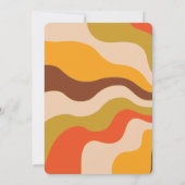 Retro Groovy Hippie Blume Sweet 16 Einladung (Rückseite)