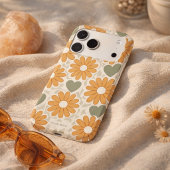 Retro Groovy Hippie Blumen & Herzen Benutzerdefini Case-Mate iPhone Hülle