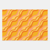 Retro Groovy Hippie Wrapping Paper Sheets Geschenkpapier Set (Vorderseite 3)