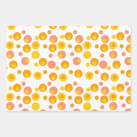 Retro Groovy Hippie Wrapping Paper Sheets Geschenkpapier Set (Vorderseite 2)