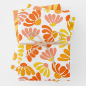 Retro Groovy Hippie Wrapping Paper Sheets Geschenkpapier Set (Beispiel)