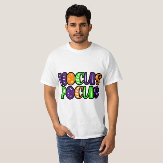 Retro Groovy Hocus Pocus Herren T-Shirt - Vibrant (Vorne ganz)
