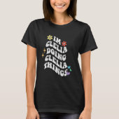 Retro Groovy Im Clelia Doing Clelia Things Funny M T-Shirt (Vorderseite)