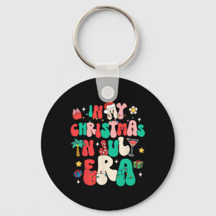 Retro Groovy in meinem Weihnachten im Juli Ära Som Schlüsselanhänger