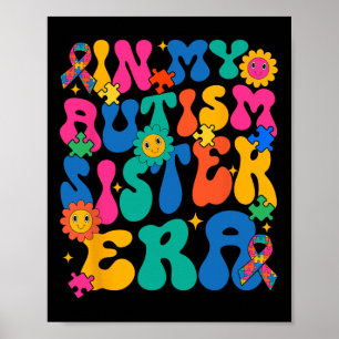 Retro Groovy in meiner Autismusschwester-Ära Lusti Poster