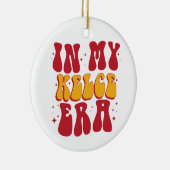 Retro Groovy in meiner Kelce-Ära Keramik Ornament (Rechts)