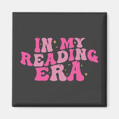 Retro Groovy in meiner Lesezeit Magnet (Vorne)