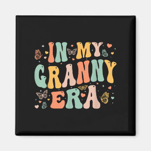 Retro Groovy in meiner Oma-Ära Muttertag Frauen Magnet