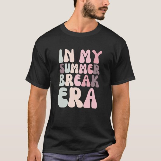 Retro Groovy in meiner Sommerpause T-Shirt (Vorderseite)